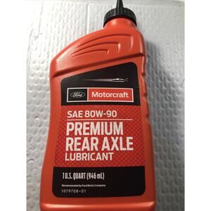 Motorcraft Ford Fluid XY-80W90-QL SAE 80W-90 Premium Rear Axle Lubricant 1 Quart